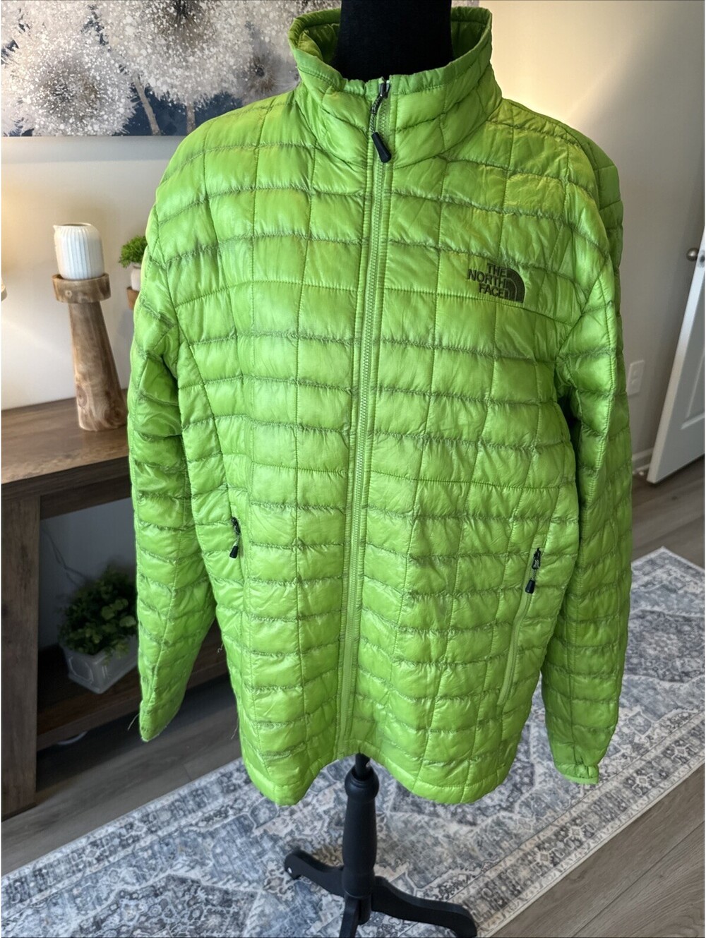 The North Face Summit Series 800 Down Jacket Women's Size Large Lime  Green EUC